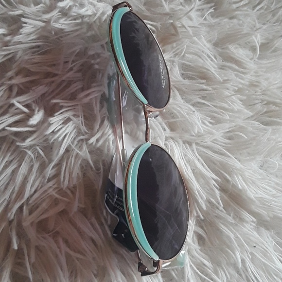 2/$28 Lucky Brand Gold Teal Designer Sunglasses - Picture 6 of 8